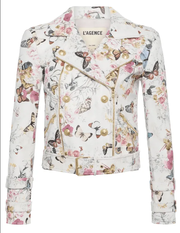 L’AGENCE Belted Leather Jacket ,950. Bloomingdale’s.